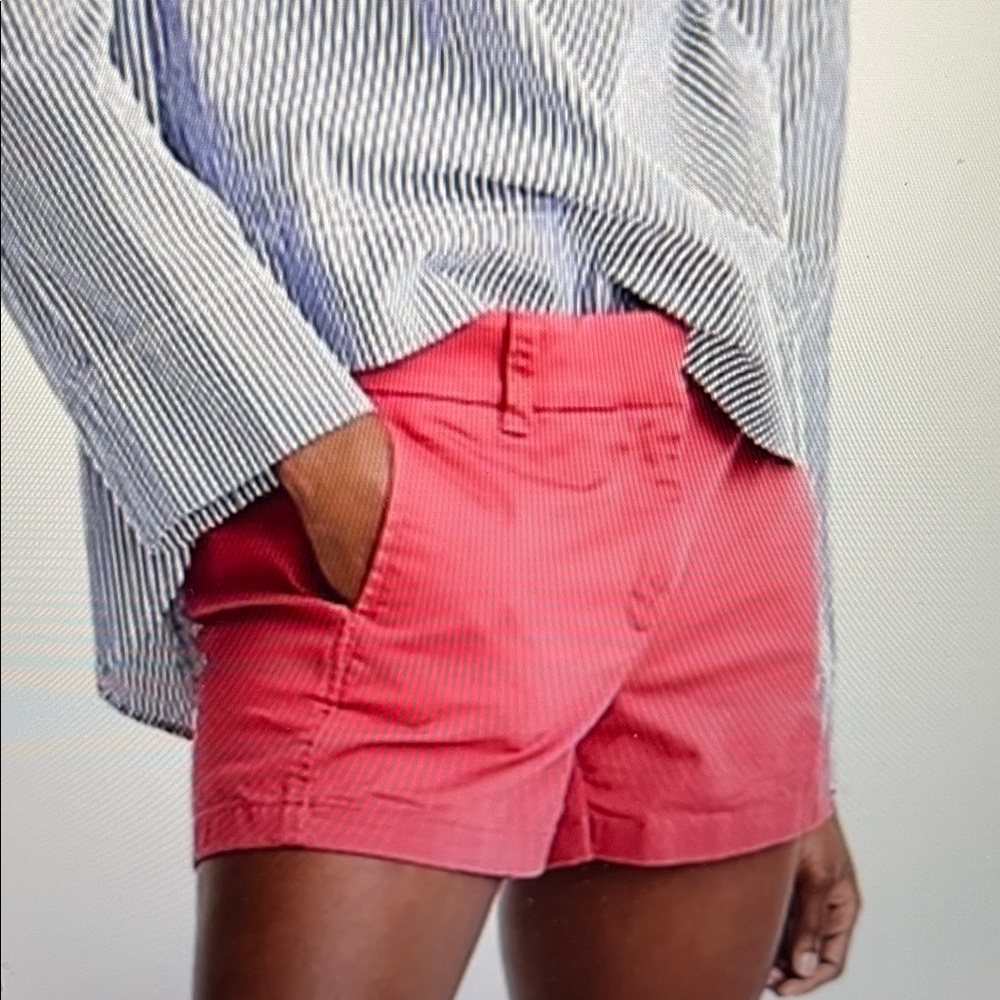 NWT J. Crew 5” Classic Coral Chino Shorts